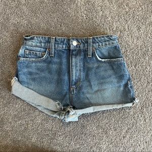 Joe’s denim high rise shorts